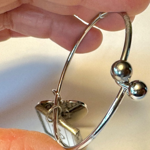 Key Ring "G" "S" Heart for Purse, Backpack - Picture 7 of 10